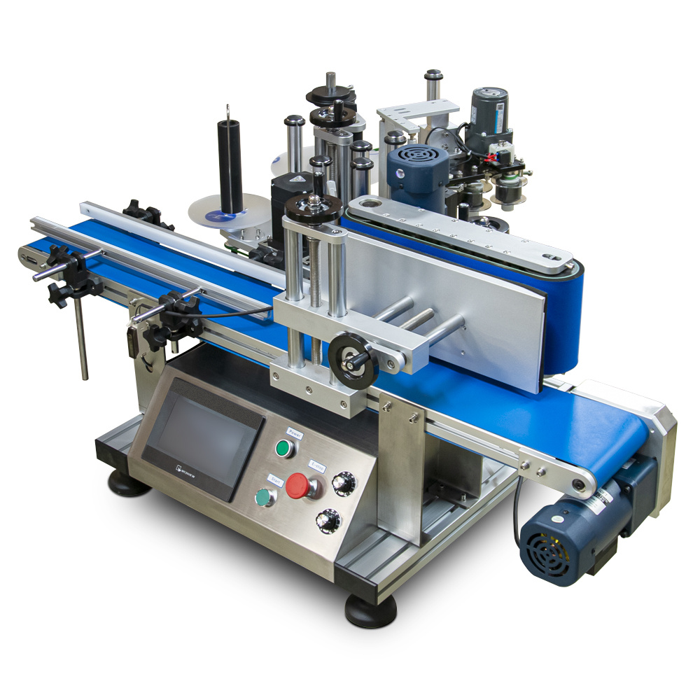 Этикетировщик автоматический для круглых бутылок MPFL-150A на производстве чайной продукции в г. Москве Этикетировщик автоматический для круглых бутылок MPFL-150A на производстве чайной продукции в г. Москве