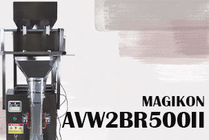 Автомат фасовочно-упаковочный MAGIKON AVW2BR500II с двумя линиями сброса продукта