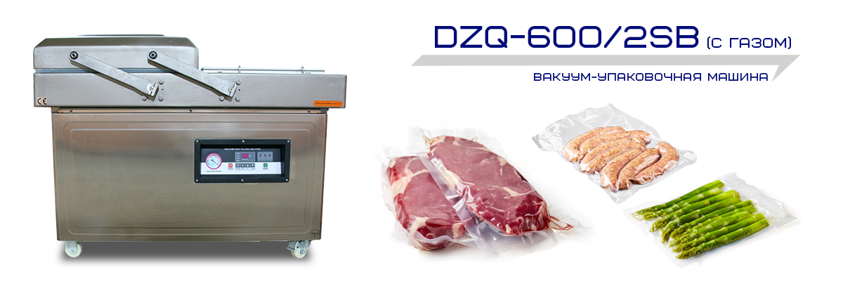 Вакуум-упаковочная машина DZQ-600/2SB (с газом) Вакуум-упаковочная машина DZQ-600/2SB (с газом)